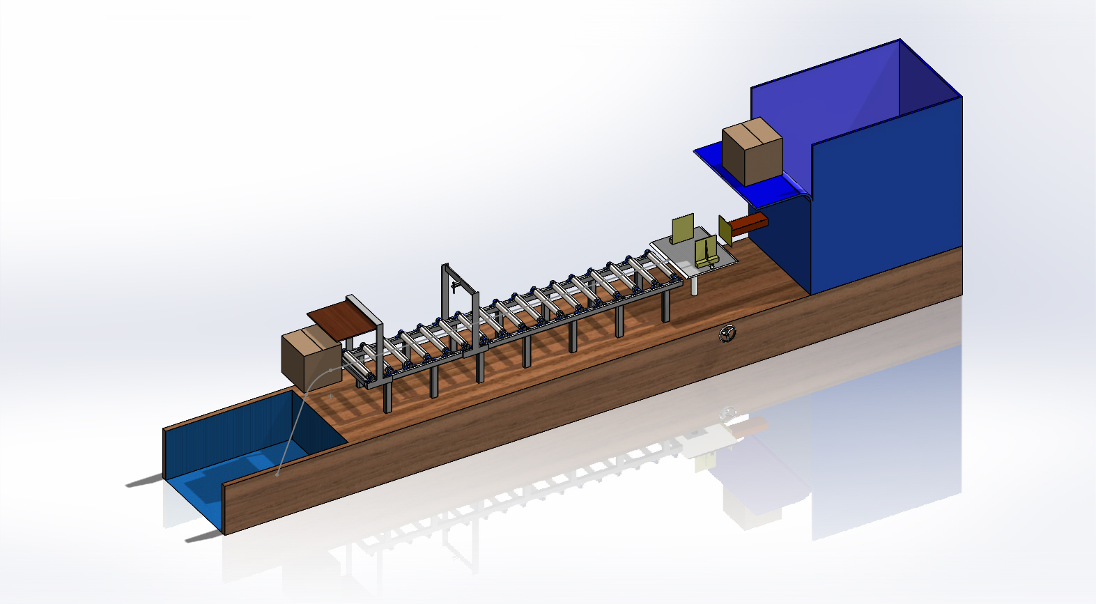 智能盒传输和对准系统